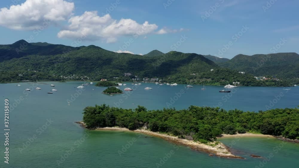 Top view of Hong Kong countryside in Sai Kung Top view of Hong Kong countryside in Sai Kung