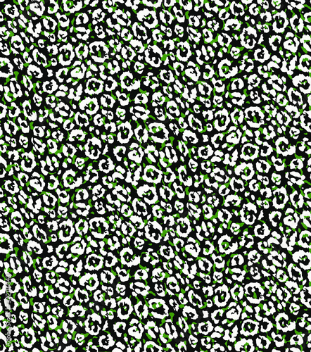 Seamless leopard pattern, animal print.
