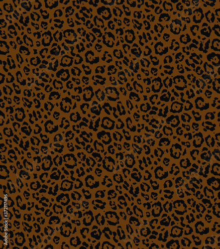 Seamless leopard pattern, animal print.