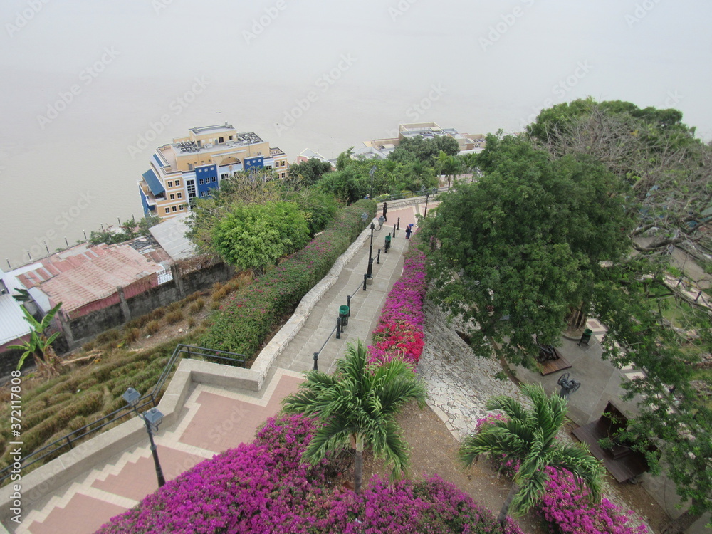 GUAYAQUIL, ECUADOR. CERRO SANTA ANA
