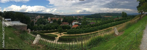 Landscape Czech town