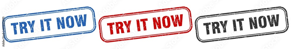 try it now square isolated sign set. try it now stamp try it now square isolated sign set. try it now stamp