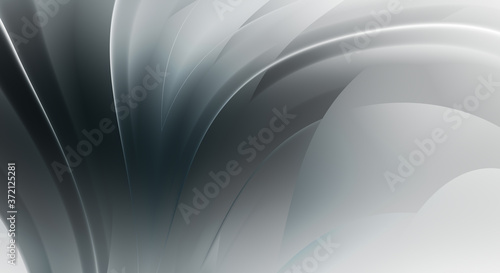 Photos Dynamic trendy simple fluid color gradient abstract cool background with overlapping line effects