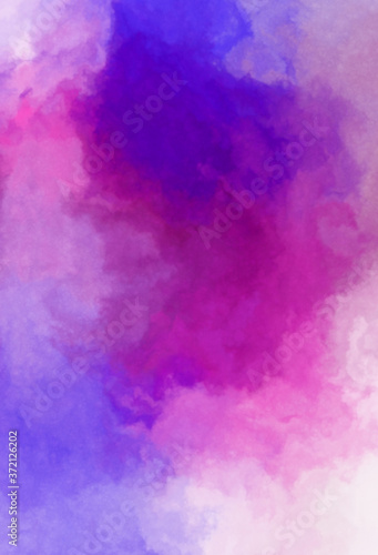 Watercolor painted background. Abstract Illustration wallpaper. Brush stroked painting. 2D Illustration. © Hybrid Graphics