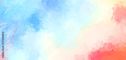 Brushed Painted Abstract Background. Brush stroked painting. Strokes of paint. 2D Illustration.