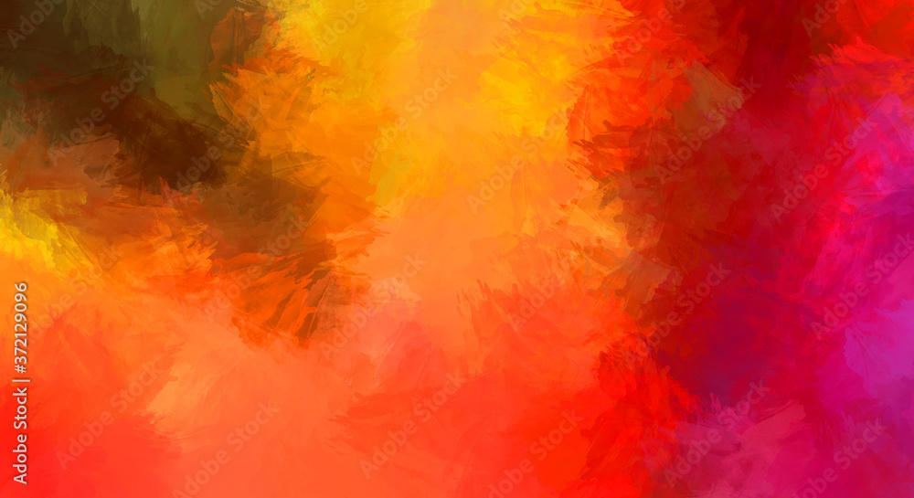 Modern art. Brushed Painted Abstract Background. Brush stroked painting. Strokes of paint. 2D Illustration.