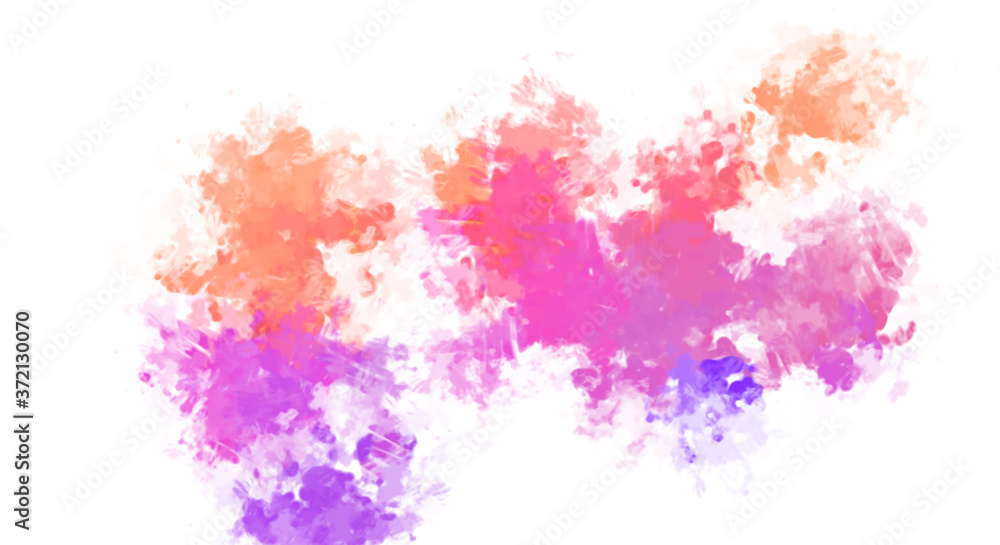 Brushed Painted Abstract Background. Brush stroked painting. Artistic vibrant and colorful wallpaper.