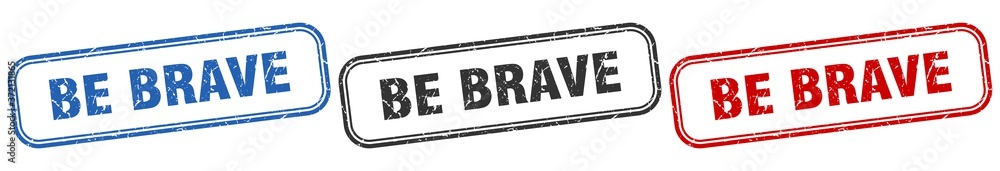 be brave square isolated sign set. be brave stamp be brave square isolated sign set. be brave stamp