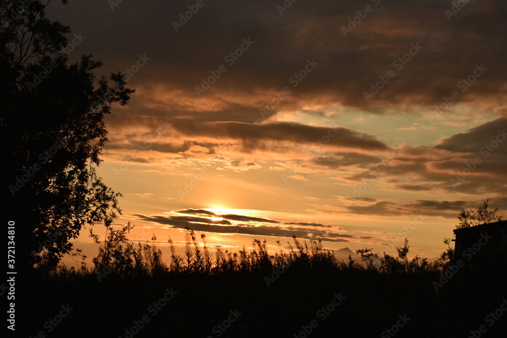 Fototapeta premium Закат на Камчатке