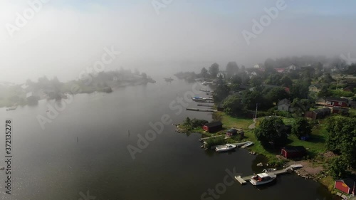 Archipelago fog. Haapasaari Finland photo