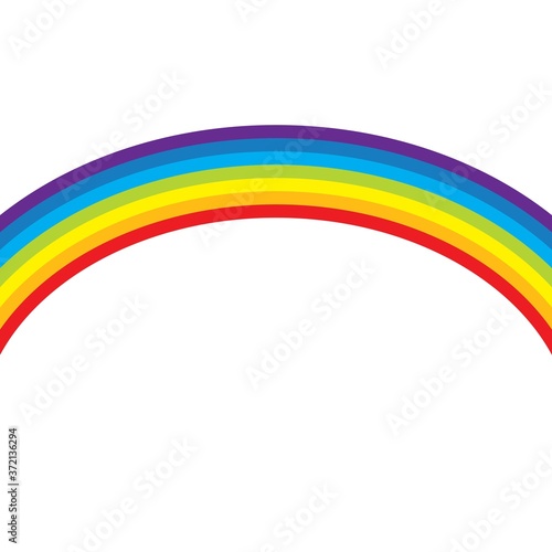 rainbow vector background illusration template