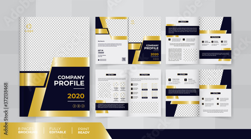 8 Pages corporate business brochure with the use of its business presentations and multi-purpose design	