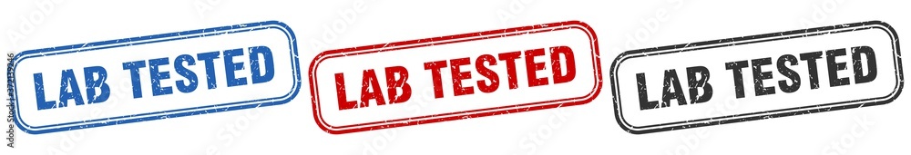 lab tested square isolated sign set. lab tested stamp lab tested square isolated sign set. lab tested stamp