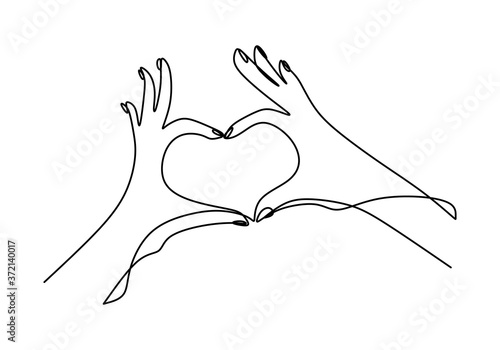 One continuous line drawing...