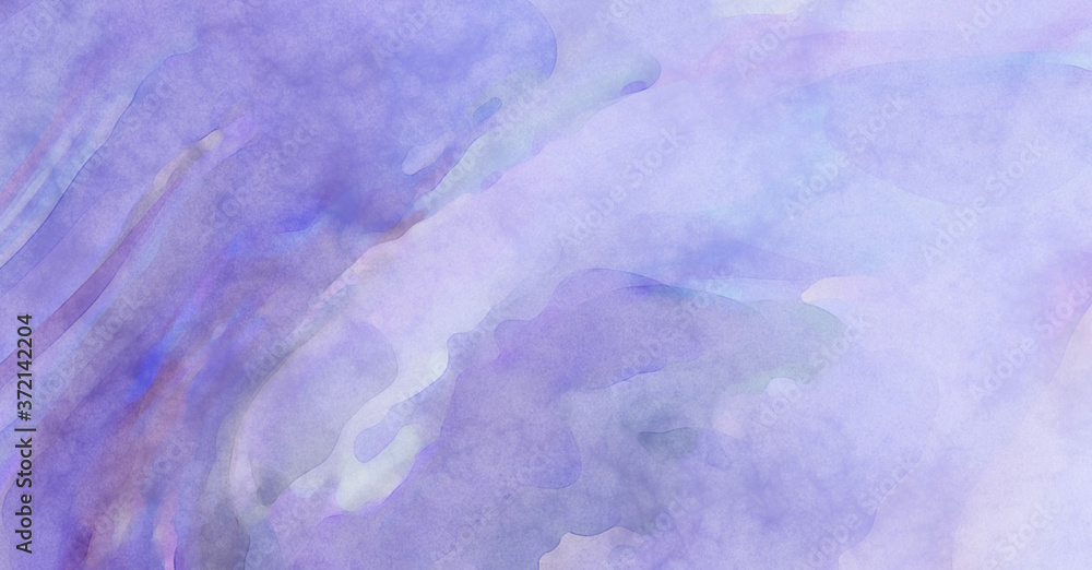 Obraz premium Modern painting of soothing brush strokes resembling alcohol inks. Watercolor abstract painting with pastel colors for poster, wall art, banner, card, book cover or packaging.