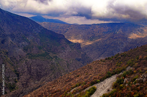 Armenia View from Tatev Aerial Tram