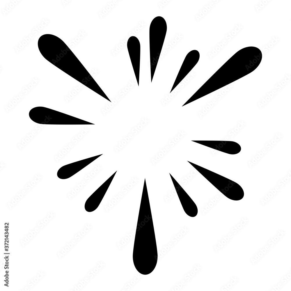 Splashed water icon Splashed water icon