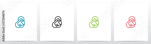 Roll Of Paper On Letter Logo Design J