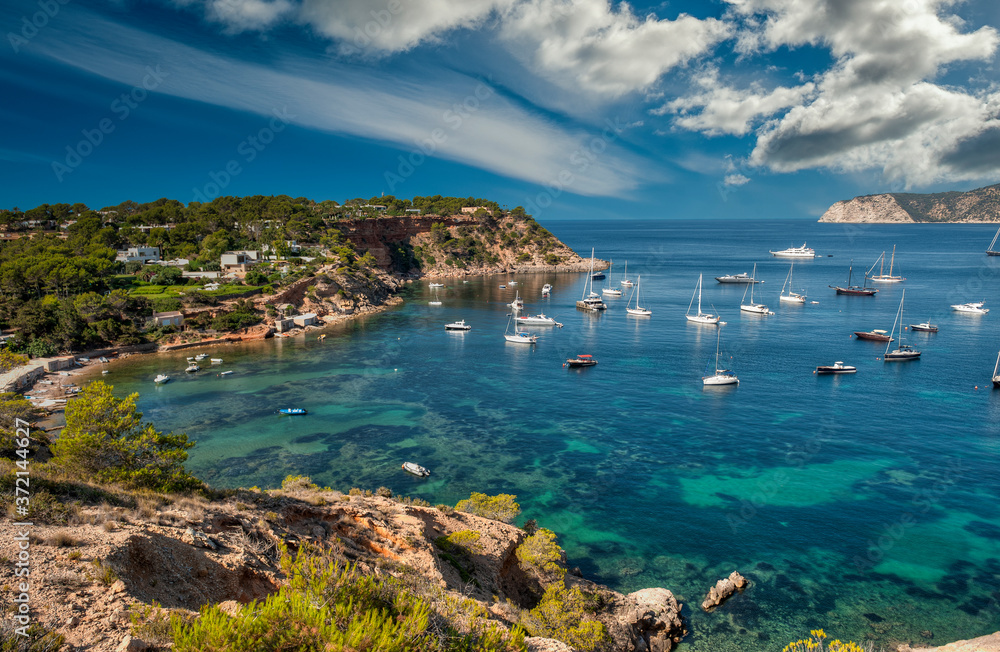 Natural port of Porroig - Ibiza - Balearic islands