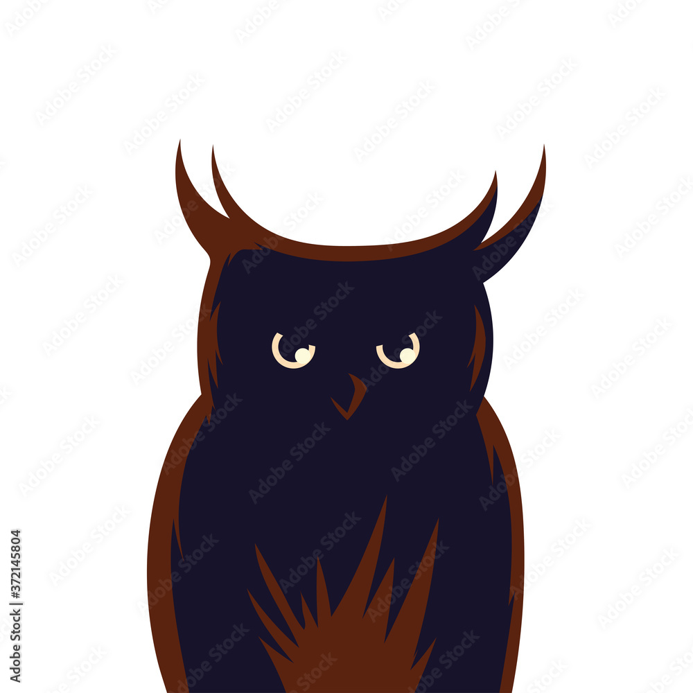 Halloween owl cartoon vector design Halloween owl cartoon vector design