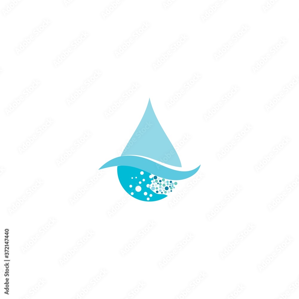 Fototapeta premium Water drop Logo Template vector