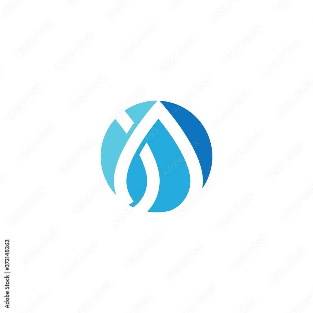 Water drop Logo Template vector