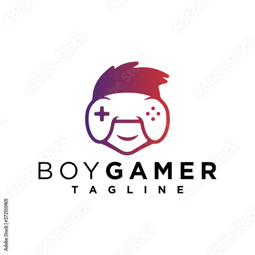 boy gamer logo design inspirations