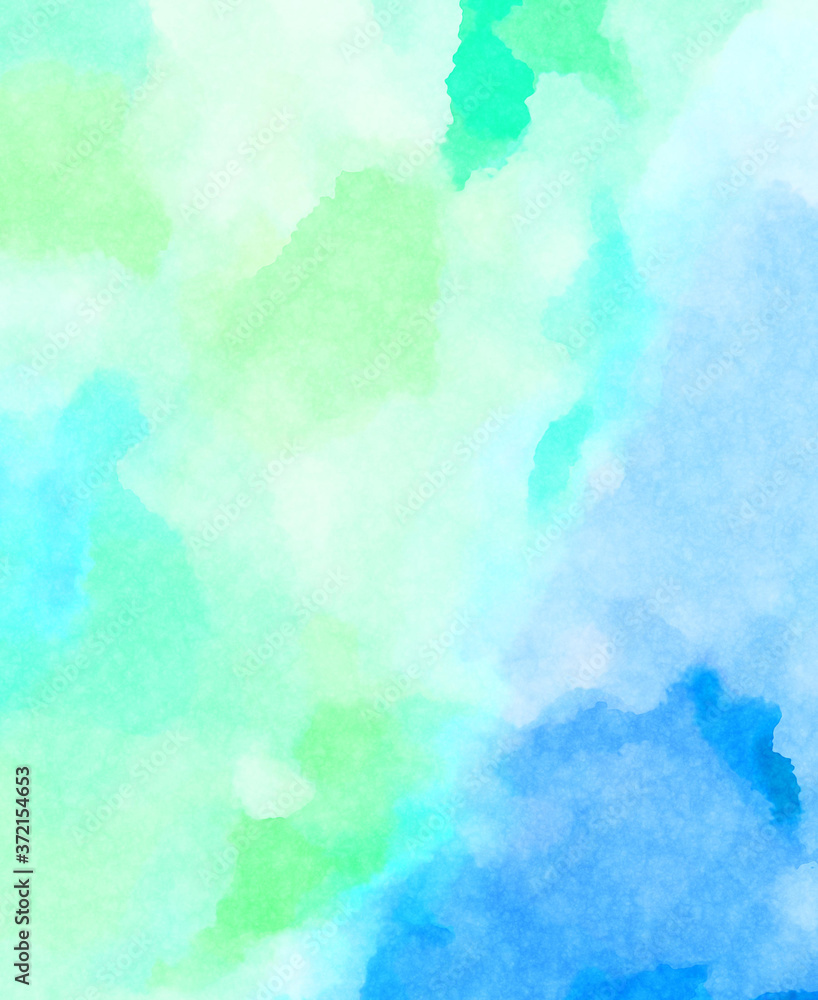 Obraz premium Watercolor painted background. Abstract Illustration wallpaper. Brush stroked painting. 2D Illustration.