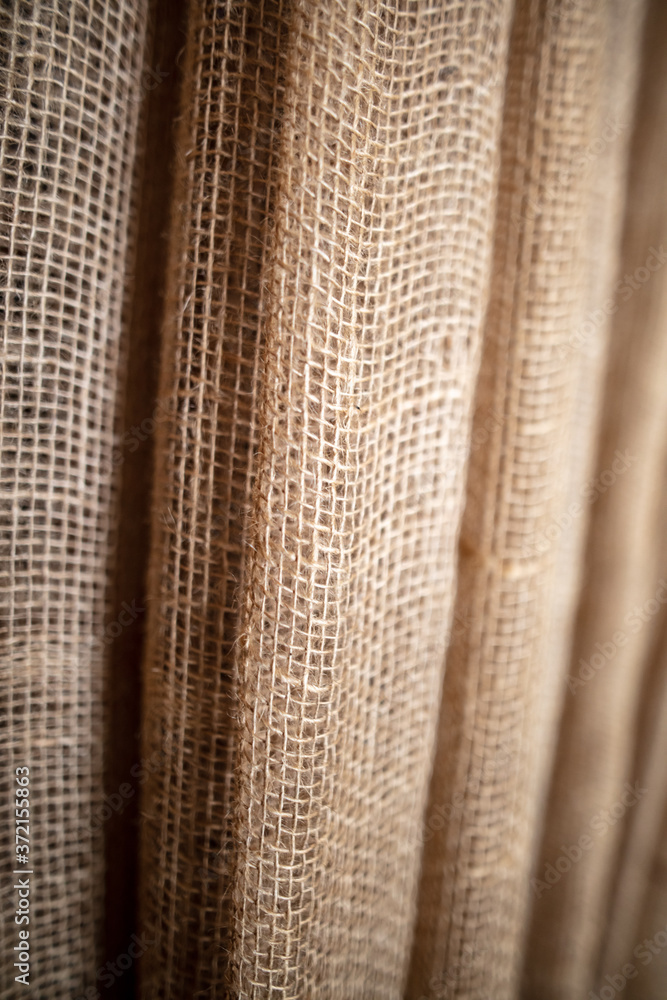 Old burlap fabric as a texture. Old burlap fabric as a texture.
