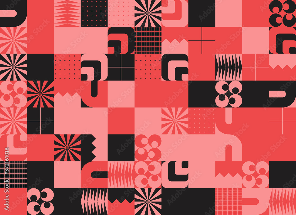 Retro Future Abstract Vector Pattern Retro Future Abstract Vector Pattern