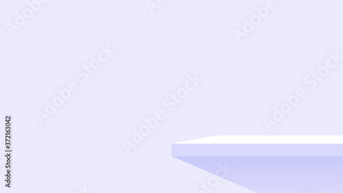 wood plank shelf on wall purple pastel soft color, modern shelf for display show on space wall room, cute and chic counter desk panel for decoration, empty table top panel for background copy space