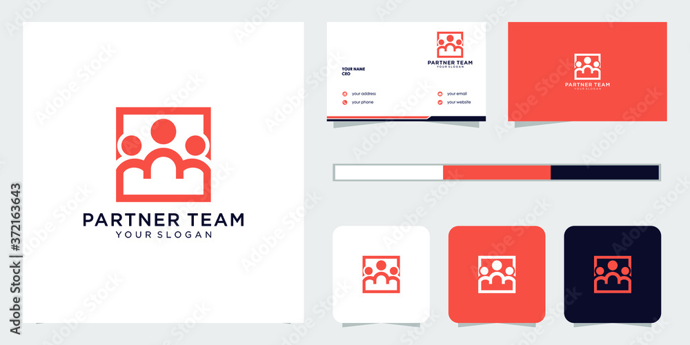creative partner team people logo design premium vector creative partner team people logo design premium vector