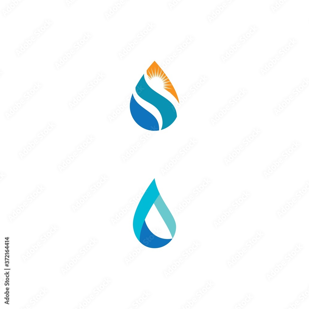 Water drop Logo Template vector Water drop Logo Template vector