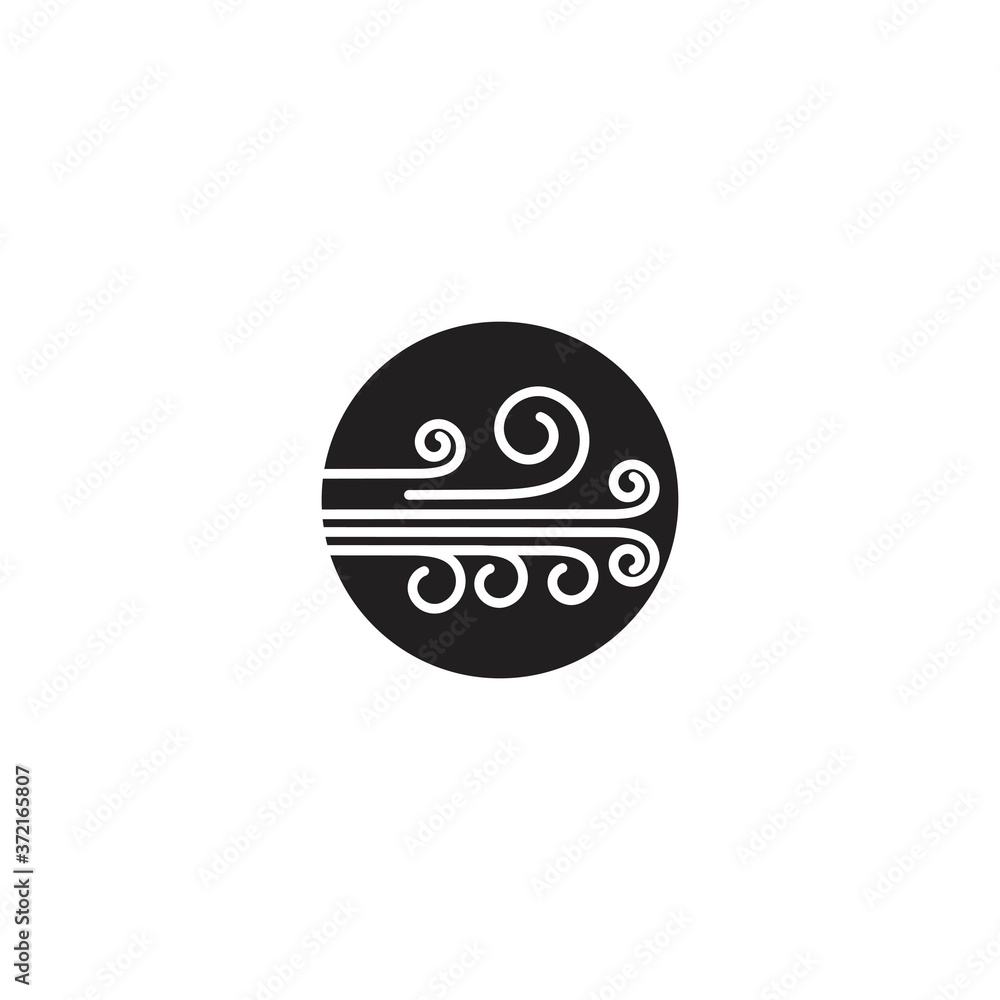 Wind vector icon design illustration Wind vector icon design illustration