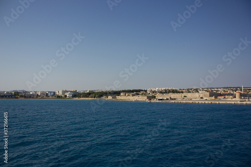 Wallpaper Mural Greece. Rhodes island. Rest at the sea. Euro-trip. Sea water surface. Coast of Greece. Torontodigital.ca