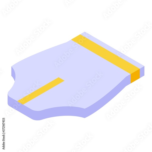 Adult diaper icon. Isometric of adult diaper vector icon for web design isolated on white background