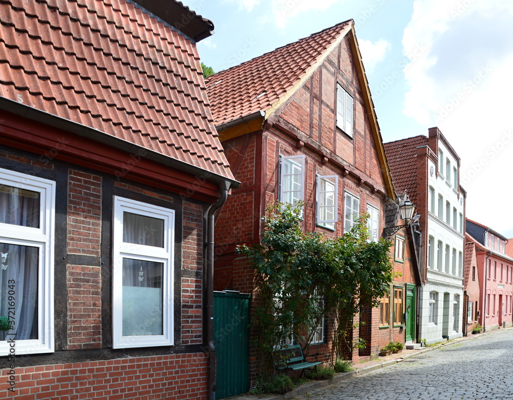 Die Altstadt von Lauenburg an der Elbe, Schleswig - Holstein Die Altstadt von Lauenburg an der Elbe, Schleswig - Holstein