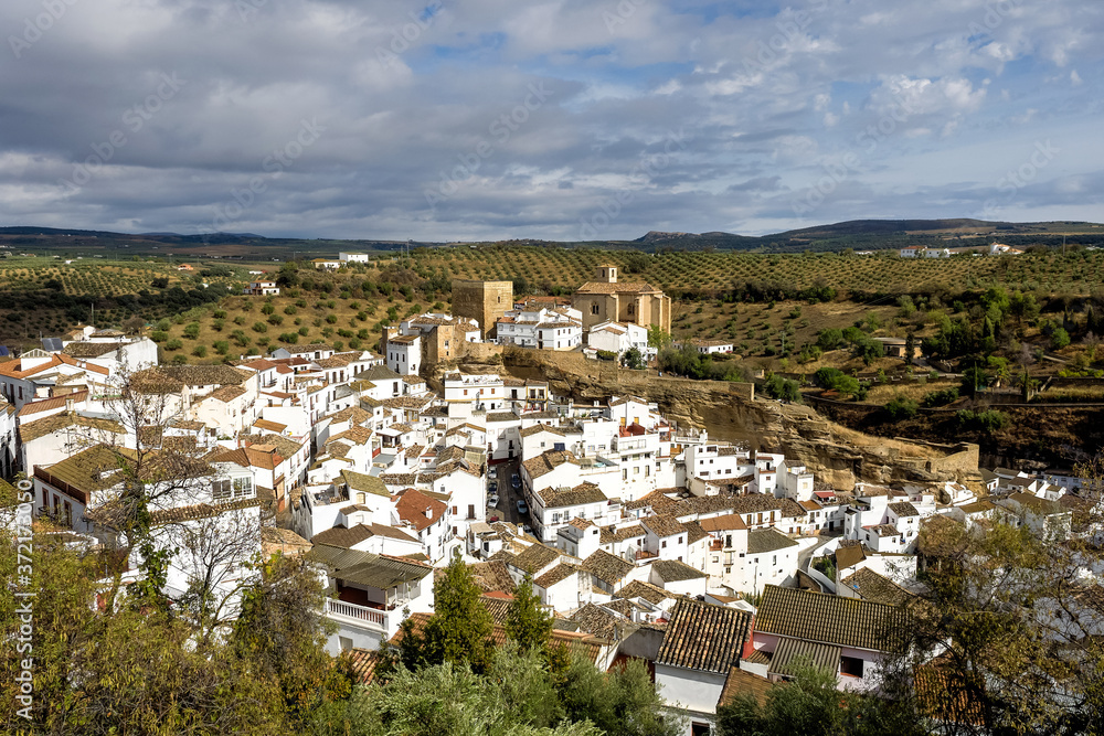 Setenil de las Bodegas is a town in the province of Cadiz, Andalusia, Spain