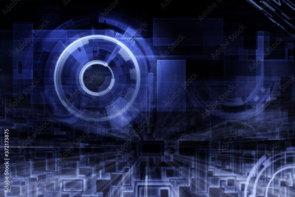Abstract blue futuristic future background.Digital tech concept. Abstract blue futuristic future background.Digital tech concept.