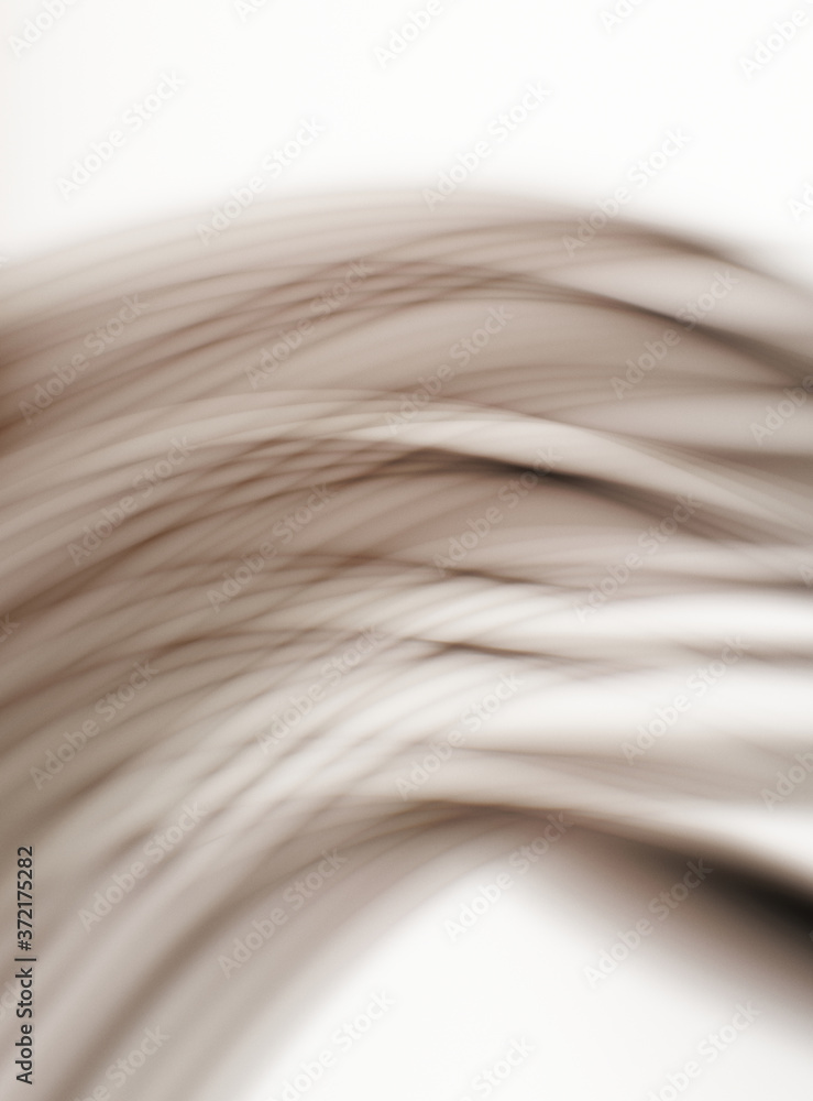 Obraz premium Abstract vibrant background. Colorful wavy wallpaper. Graphic illustration. Smooth overlapping wavy lines.