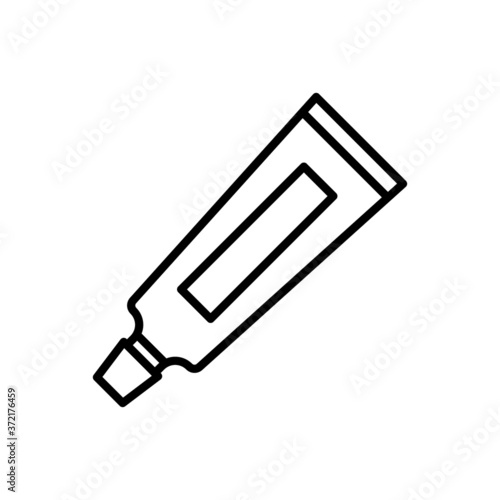 ointment cream and paste icon design black