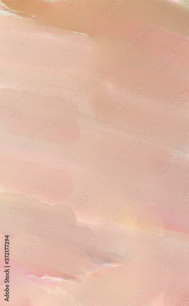 Fototapeta premium Modern art painting. Artistic watercolored backdrop material. Unique watercolor random pattern. Creative abstraction. Digital texture wallpaper. 2d illustration.