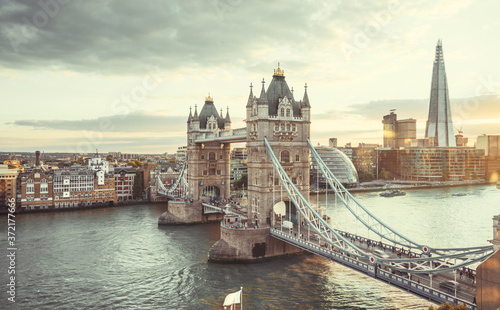 Tower Bridge in London, UK