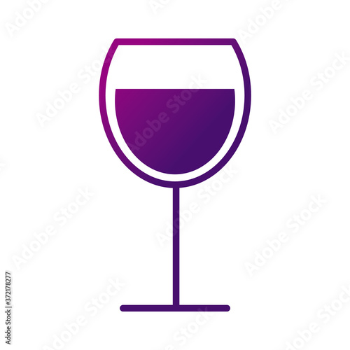 wine cup drink gradient style icon