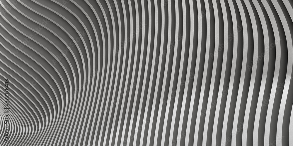 3d abstract render of concrete parametric pattern. 3d abstract render of concrete parametric pattern.