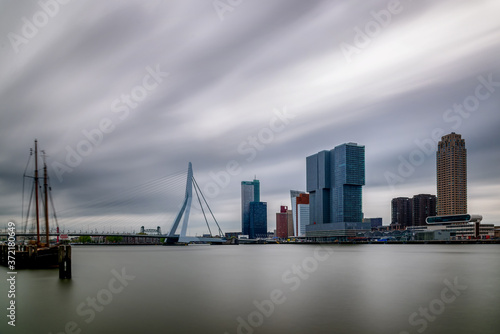 modern buildings in the Dutch city of Rotterdam