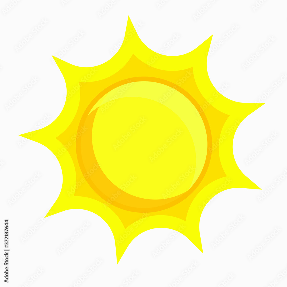 sun icon vector illustration sun icon vector illustration