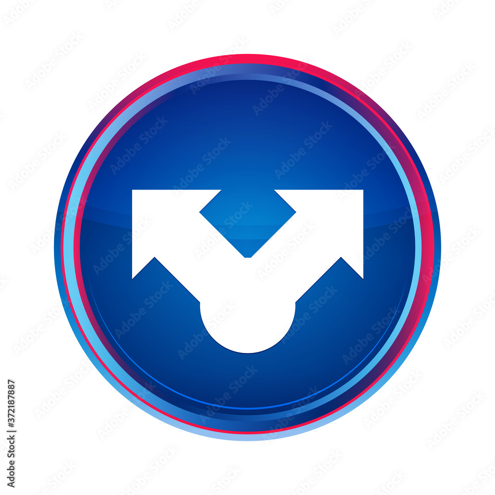 Share icon silky blue round button aqua design illustration Share icon silky blue round button aqua design illustration