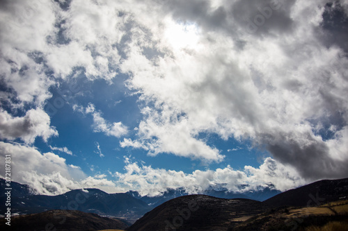 Winter in La Cerdanya, Pyrenees, Spain