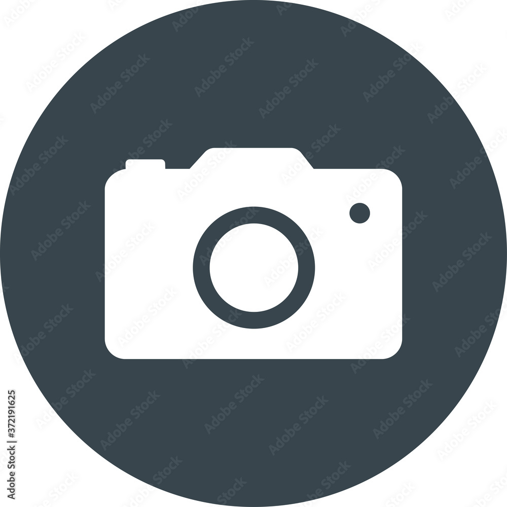 Photo camera web vector icon Photo camera web vector icon